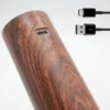 Tire bouchon électrique led effet bois rechargeable usb c