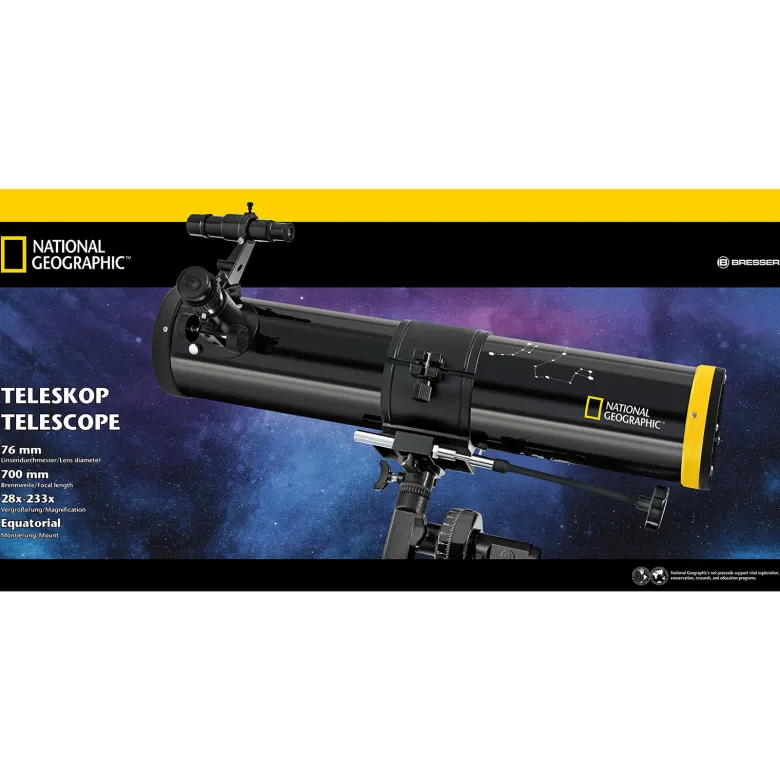 Télescope national geographic 76/700 eq