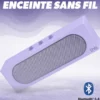T'nb - enceinte bluetooth rainbow barre, bluetooth 5.4, 10 w rms - violet