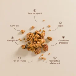 Tomato croq - granola salé