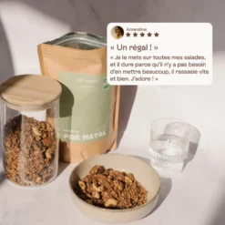 Tomato croq - granola salé