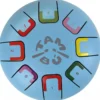 Tongue drum 8 notes bleu ciel