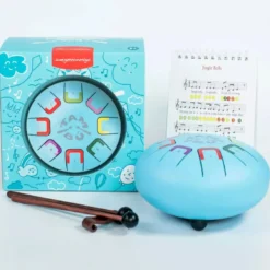 Tongue drum 8 notes bleu ciel
