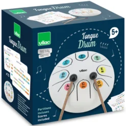 Tongue drum tambour en métal pour enfant Vilac