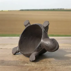 Tortue cache-clé en fonte marron 11.5 x 7 x 5 cm