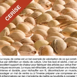Tour de cou aux noyaux de cerises