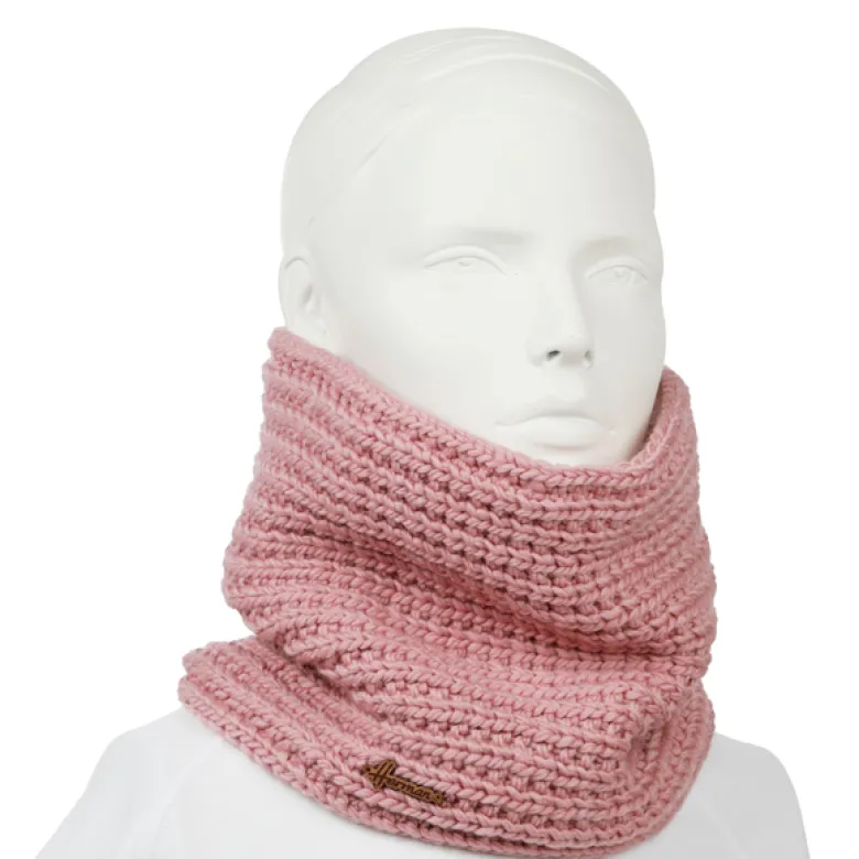 Tour de cou en fibres recyclées Pulse Rose
