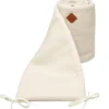 Tour de lit gaze coton nid d'abeille