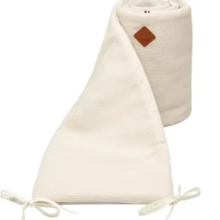 Tour de lit gaze coton nid d'abeille