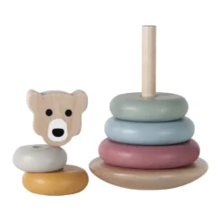 Tour à empiler ours en bois Bois