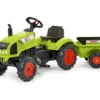 Tracteur enfant claas arion 410 avec remorque 2 à 5 ans - falk