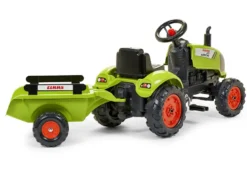 Tracteur enfant claas arion 410 avec remorque 2 à 5 ans - falk