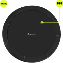 Trampoline géant xxl 487cm (16ft) de jardin- ultra robuste avec filet et échelle