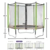 Trampoline jumpi taupe et vert 300