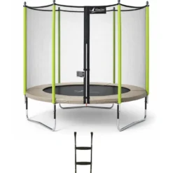 Trampoline jumpi taupe et vert 300