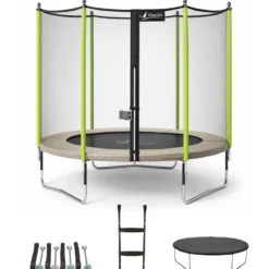 Trampoline jumpi taupe et vert 250