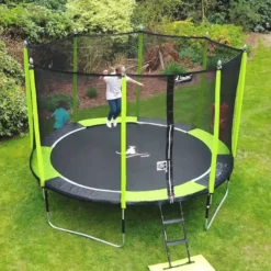 Trampoline jumpi vert et noir 300