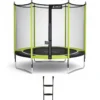 Trampoline jumpi vert et noir 250