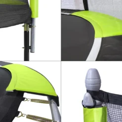Trampoline jumpi vert et noir 250