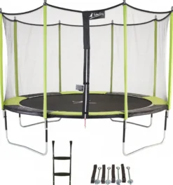 Trampoline jumpi vert-noir 360