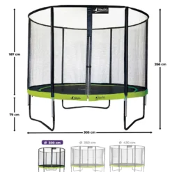Trampoline punchi vert 300