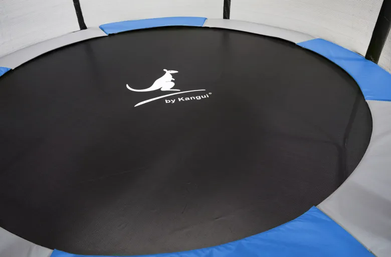 Trampoline ralli bleu et gris ø430