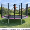 Trampoline ralli rose ø360