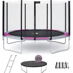 Trampoline ralli rose ø360
