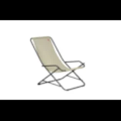 Transat - dondolina - alu. Anthracite batyline blanc&nbsp;beige l.92xl.63xh.83cm