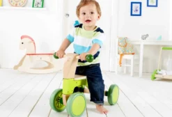 Tricycle bois sans pédale