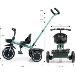 Tricycle milly mally axel vert foncé