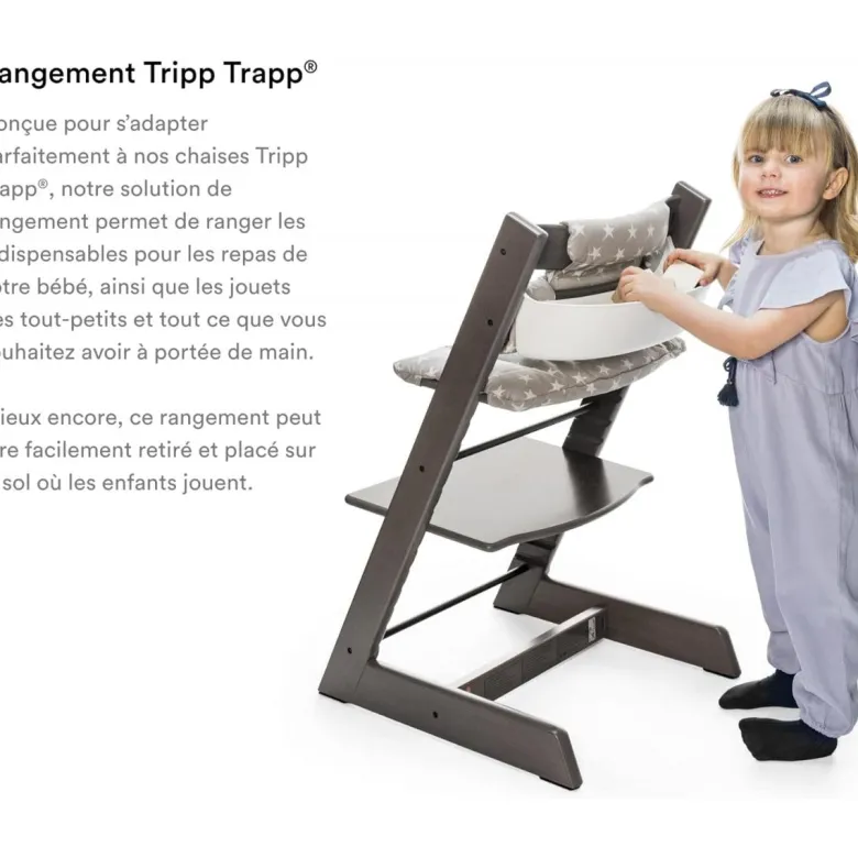 Tripp trapp rangement blanc