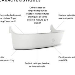 Tripp trapp rangement blanc