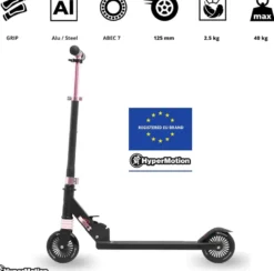 Trottinette enfant pliable amortisseurs