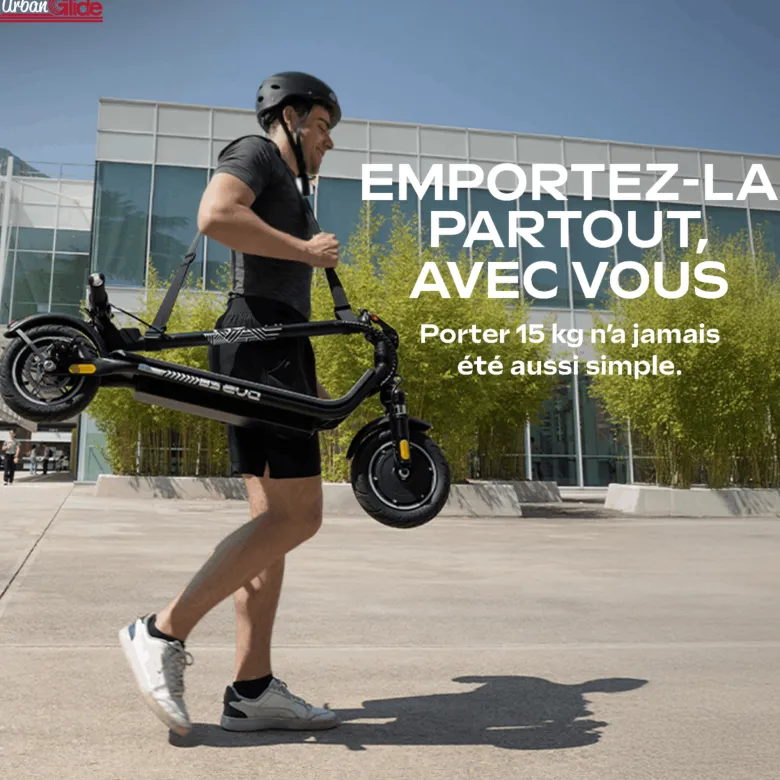 Trottinette électrique urbanglide 100 pro 2 – 10 / 30 km, pliable
