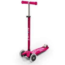 Trottinette maxi micro deluxe led rose