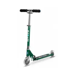 Trottinette micro sprite led vert sapin