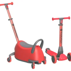 Trottinette évolutive 5 en 1 luna rouge