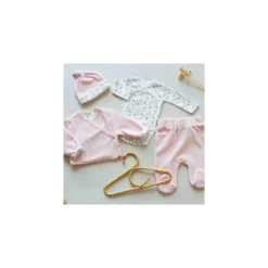 Trousseau naissance rose 1 mois