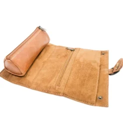 Trousse bijoux cuir emma sable