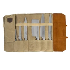 Trousse à couteaux chef sable