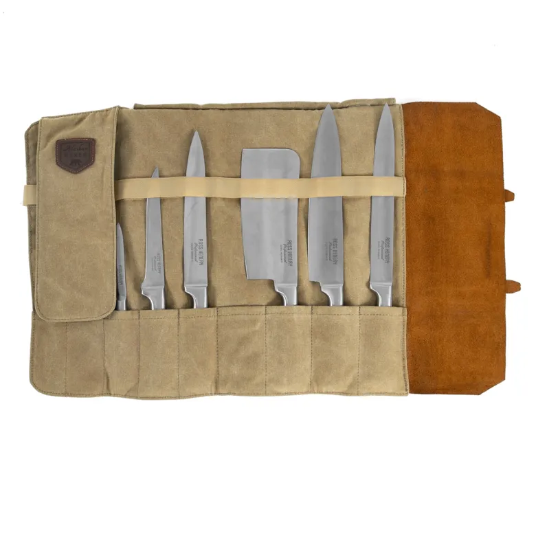 Trousse à couteaux chef sable