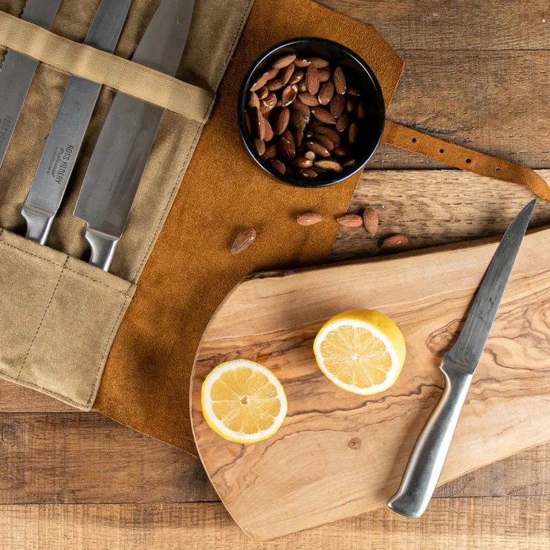 Trousse à couteaux chef sable