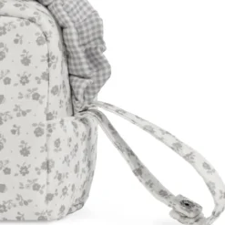 Trousse de toilette little bloom fleurs gris