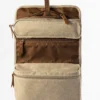 Trousse de toilette vintage naturel