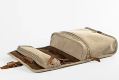Trousse de toilette vintage naturel