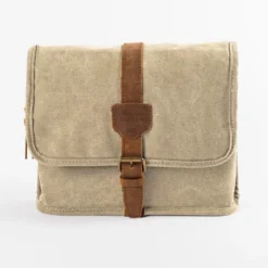 Trousse de toilette vintage naturel