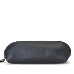 Trousse longue cuir rosy marine