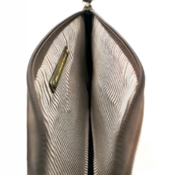 Trousse plate cuir dany café