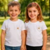 Tshirt en coton bio hotot blanc 1 an
